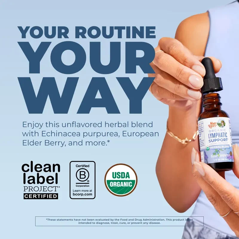Organic Lymphatic Support Liquid Drops