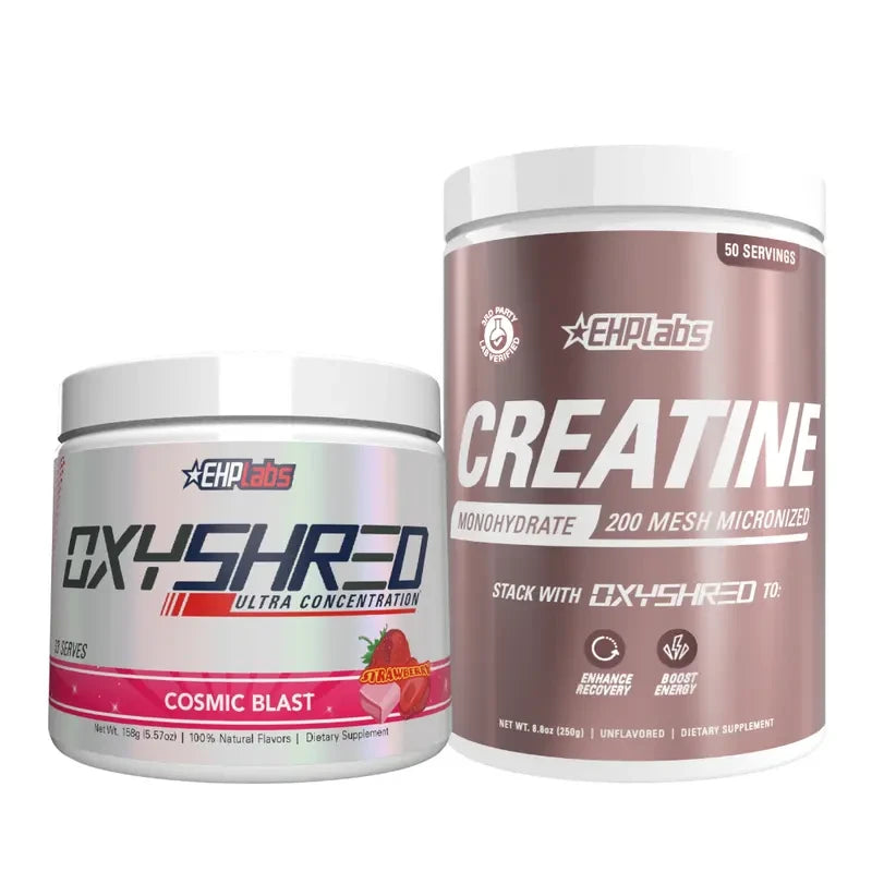 OxyShred and CREA 8 Performance Stack for Heavy Lifting
