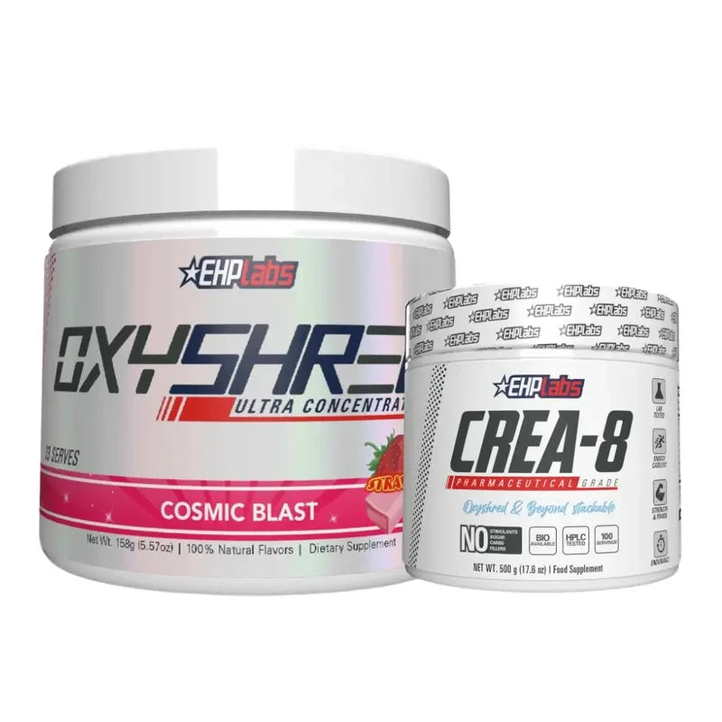 OxyShred and CREA 8 Performance Stack for Heavy Lifting