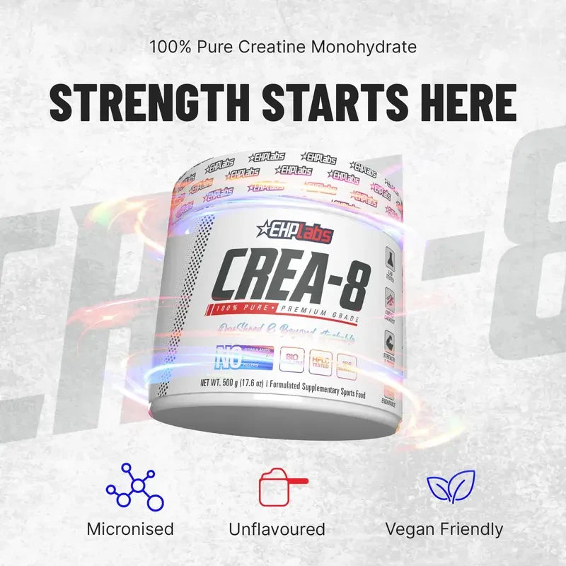 OxyShred and CREA 8 Performance Stack for Heavy Lifting