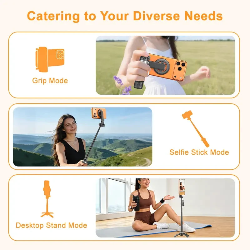 Magnetic Selfie Stick Tripod