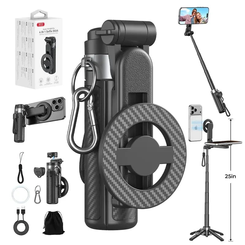 Magnetic Selfie Stick Tripod