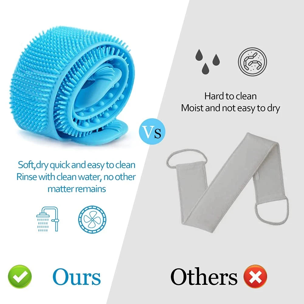 Silicone Back Scrubber for Shower