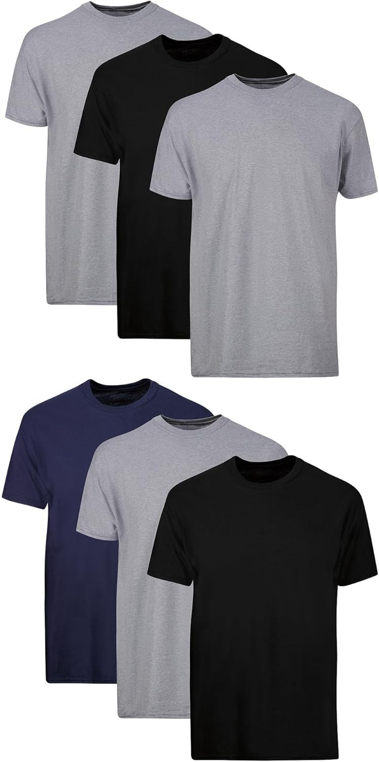 Hanes Stay-Tucked Cotton Tees