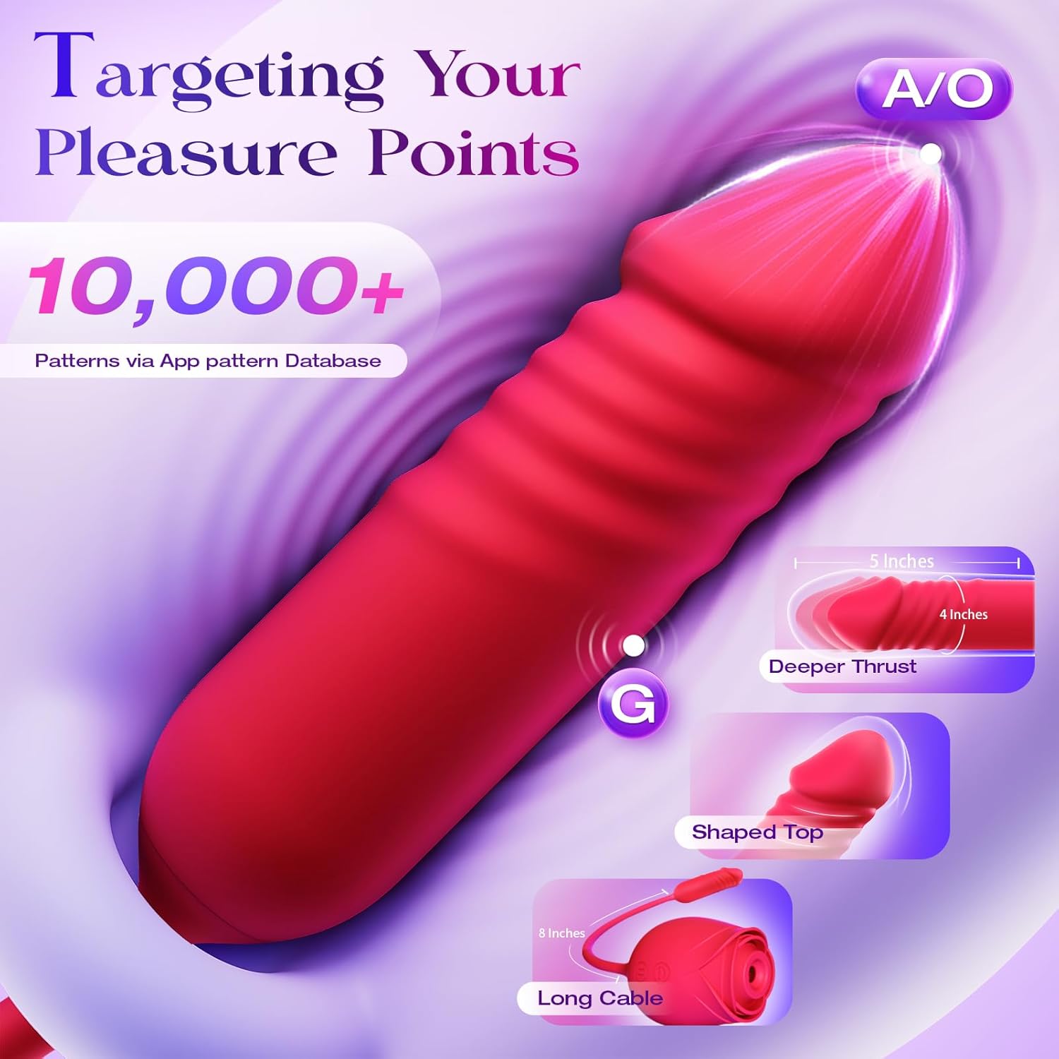 MOOLIGIRL Rose Vibrating Delight