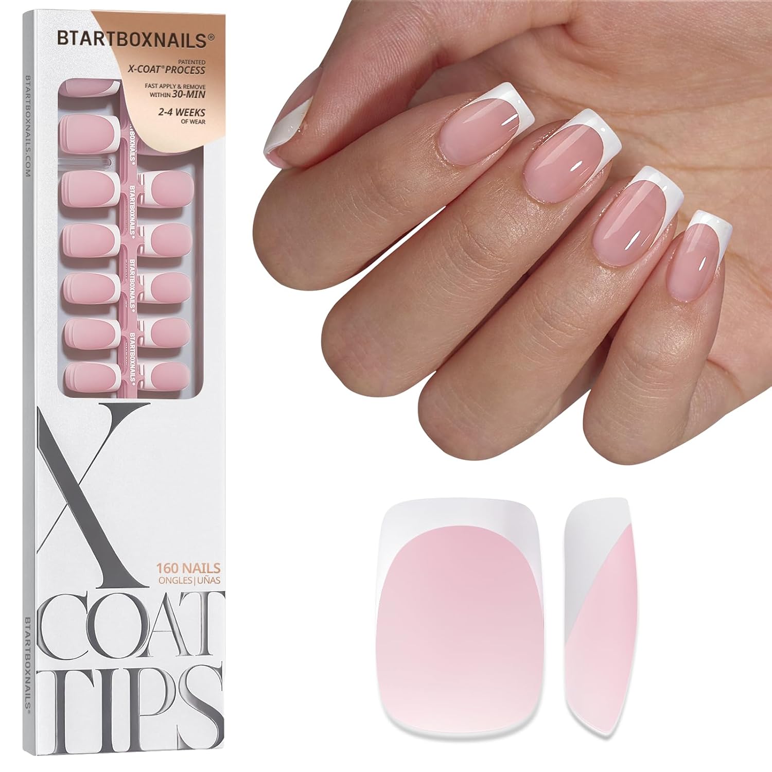 Elegant French Tip Nail Kit