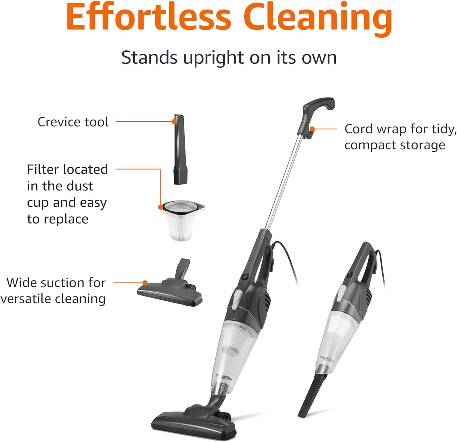 Versatile Stick Vacuum Cleaner