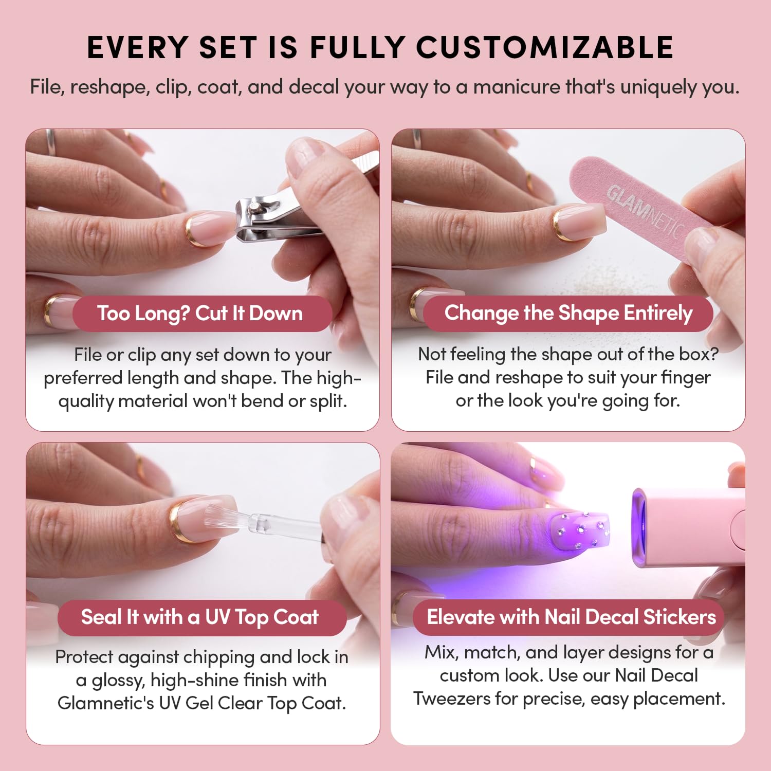 Glamnetic Salon Nails Kit