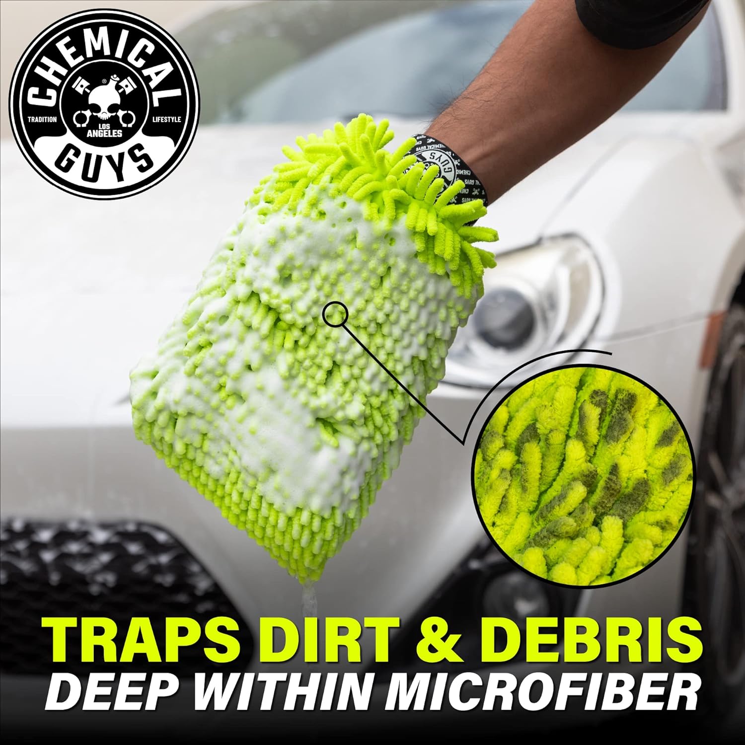 Scratch-Free Car Wash Mitt Set