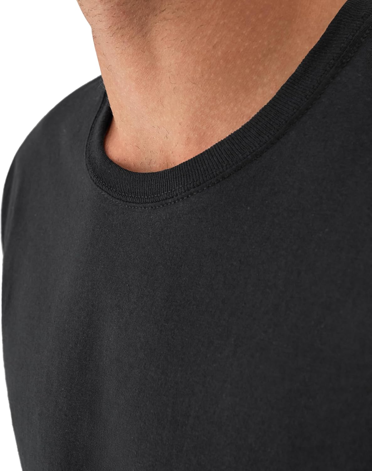 Hanes Stay-Tucked Cotton Tees